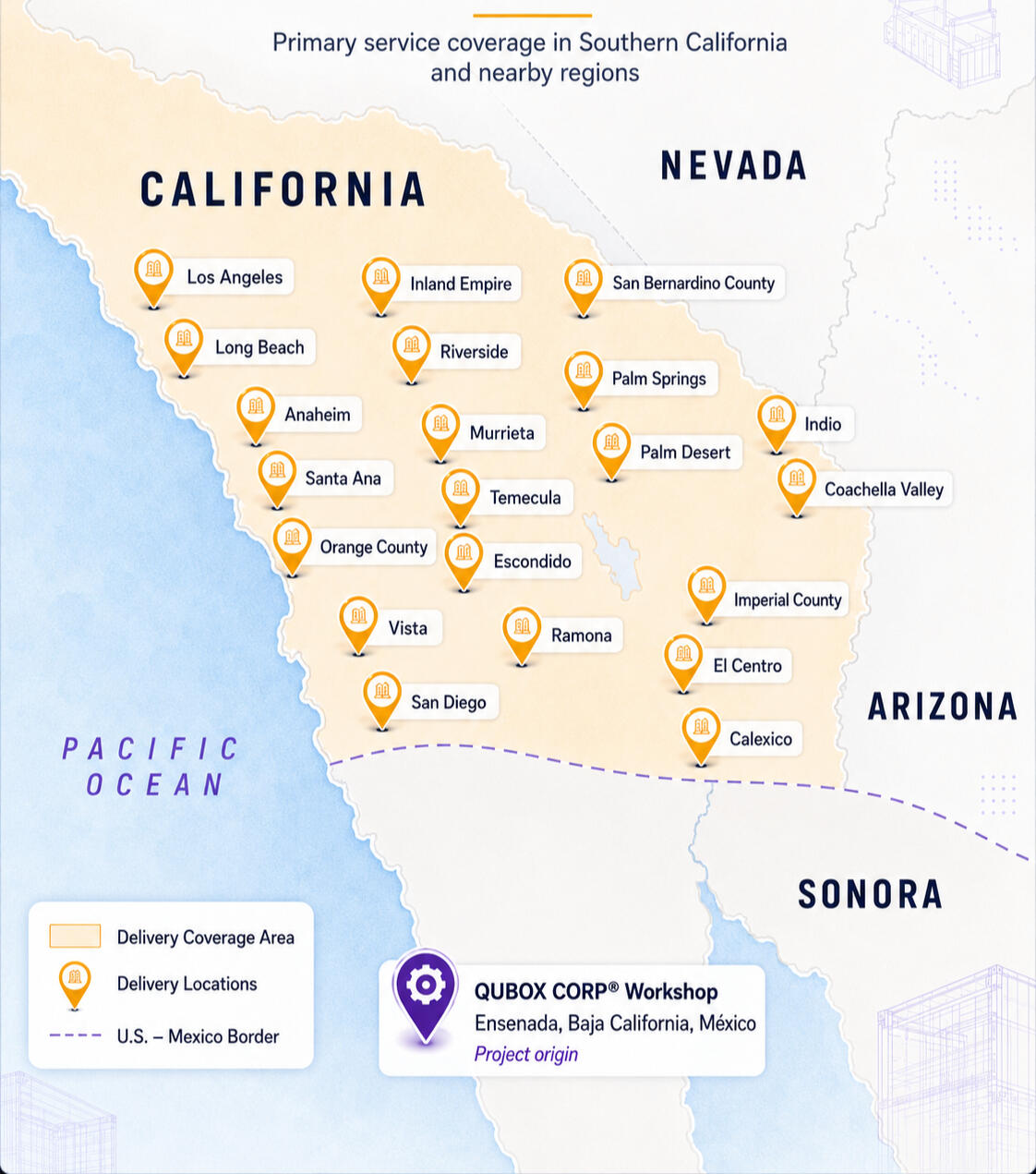 Delivery Areas